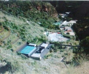 Il depuratore di Canneto dentro nel rendering progettuale