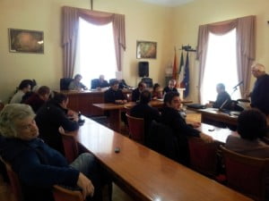 una seduta del Consiglio comunale