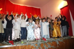 bimbi natale vulcano