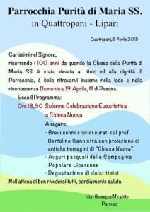 centenario parrocchia