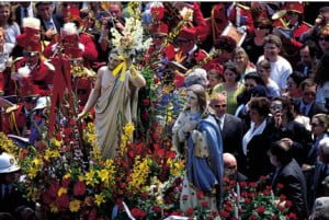 incontro tra cristo risorto e madonna