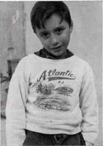 Giorgio Silvestri, nove anni, suonatore di contrabbasso