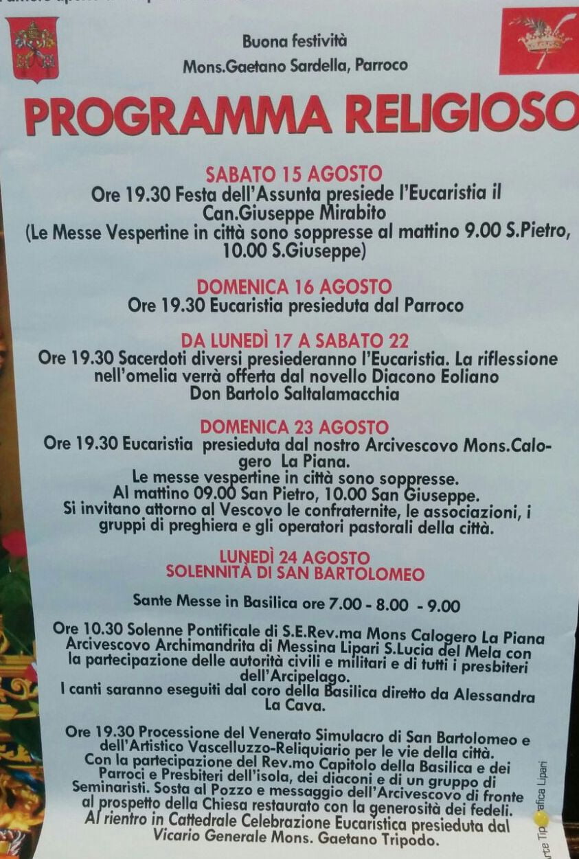 san bartolo religioso