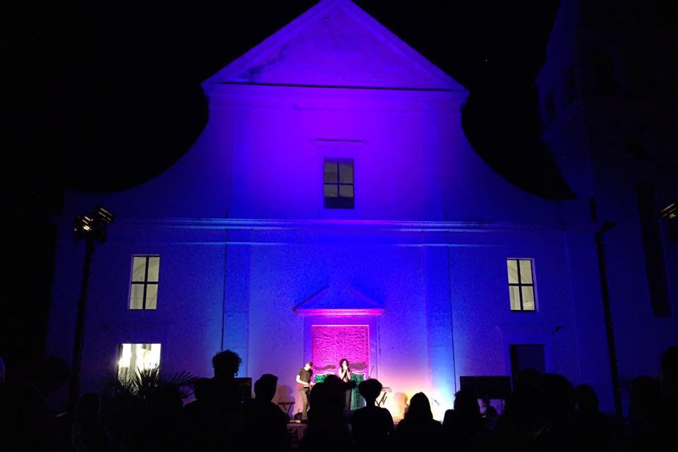chiesa stromboli notte