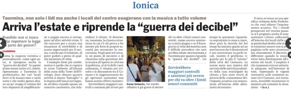 guerra decibel