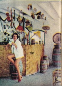 L’originale bar del “Villaggio dei Pagliai”.