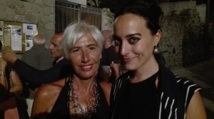 Marisa Virgona, la signora di Portinente con Linda Messerklinger