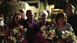 Il sindaco con le professoresse Anna Siracusano e Macrina Marilena Maffei