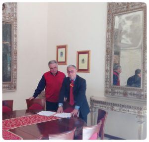 Roberto Marturano con il vicesegretario Famularo