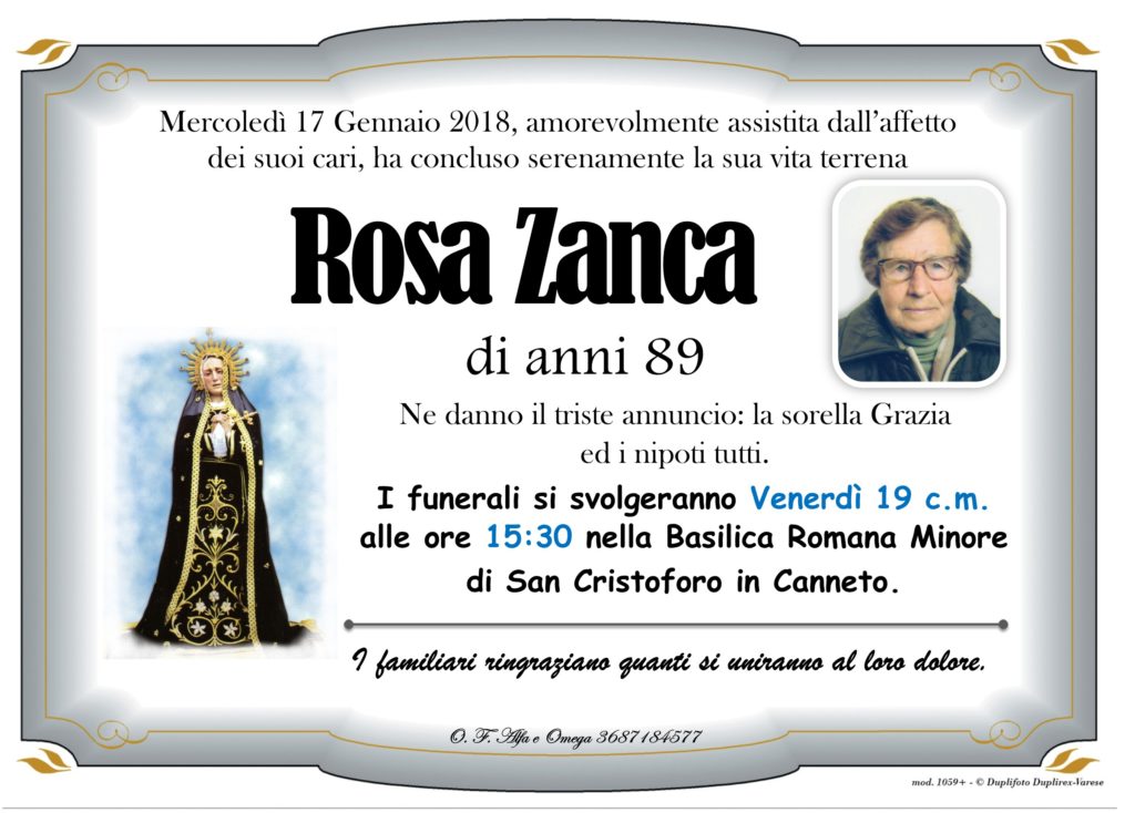 ZANCA ROSA MN