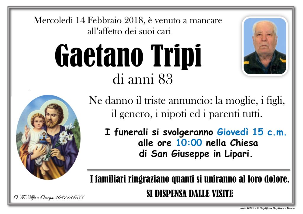 TRIPI GAETANO N