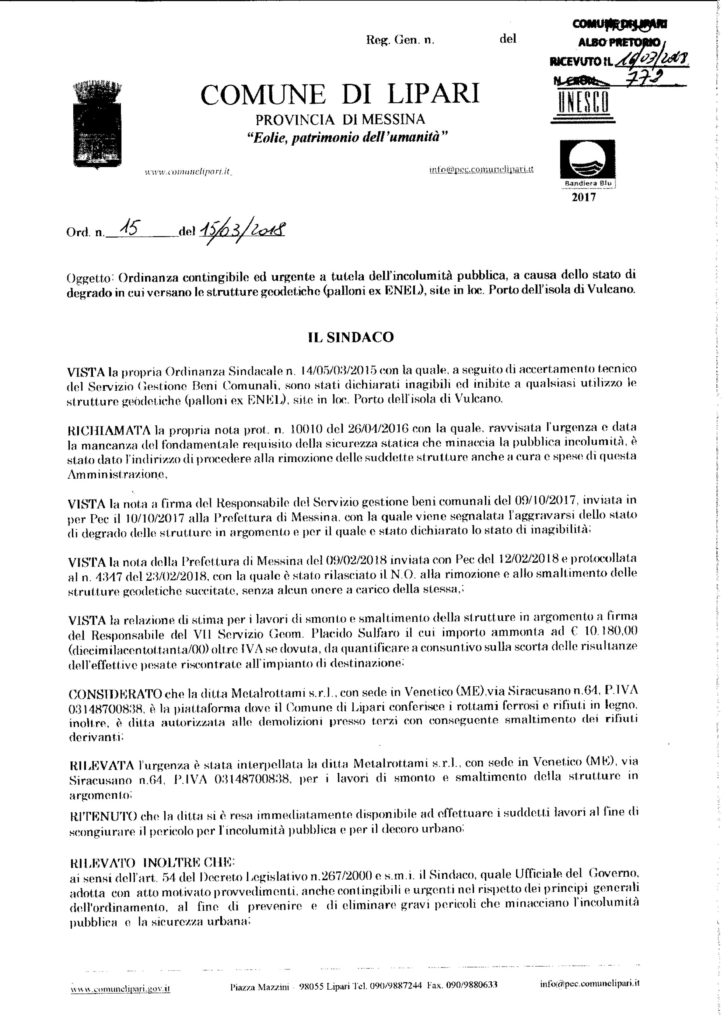 ordinanza palloni enel 1