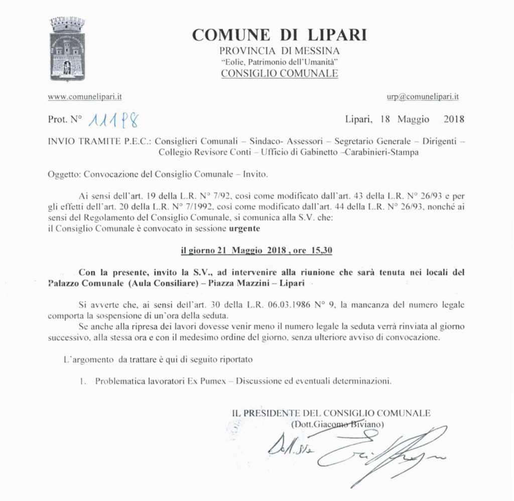 consiglio pumex