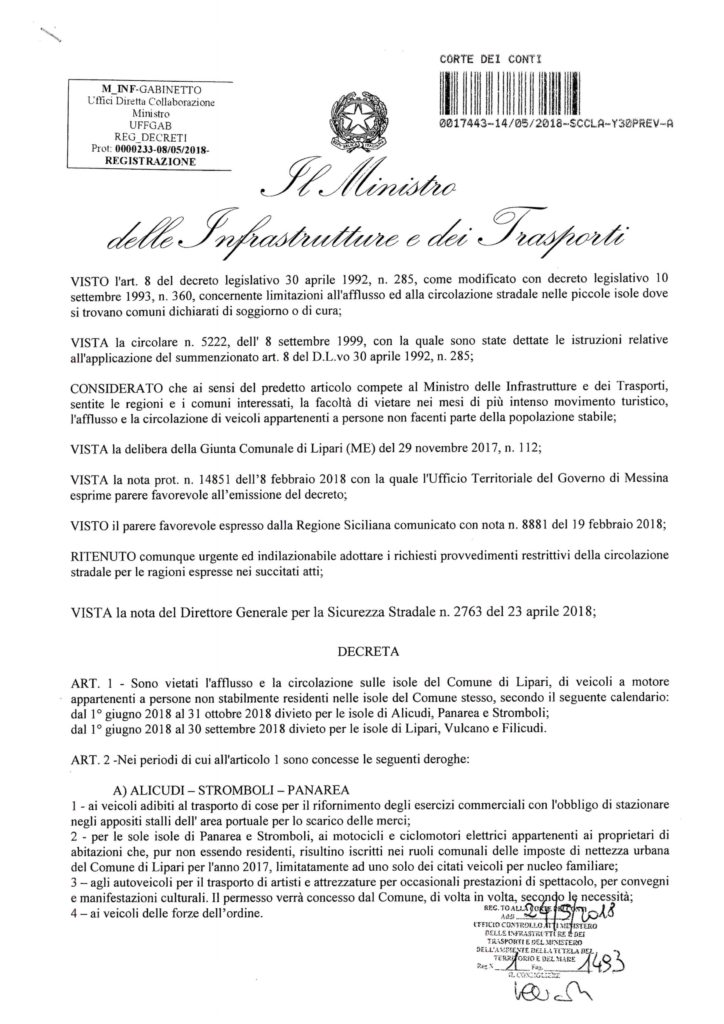 decreto sbarco 18