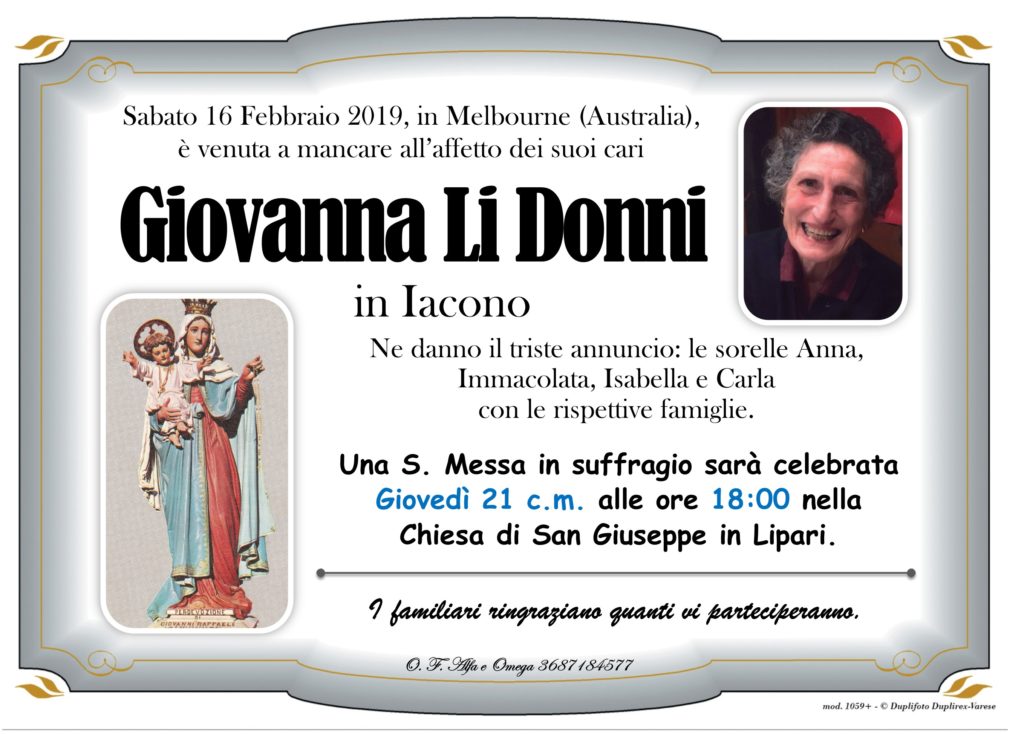 (Li Donni Giovanna)