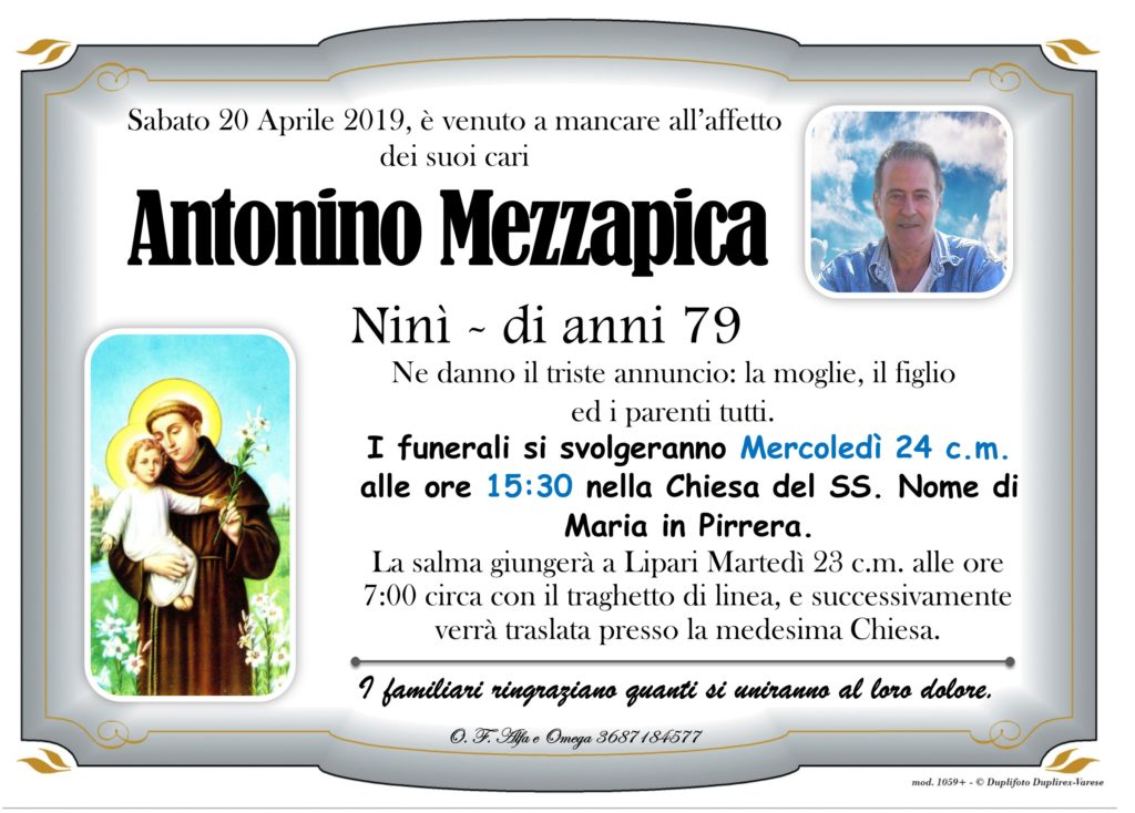 San Antonio con foto (Mezzapica Antonino)