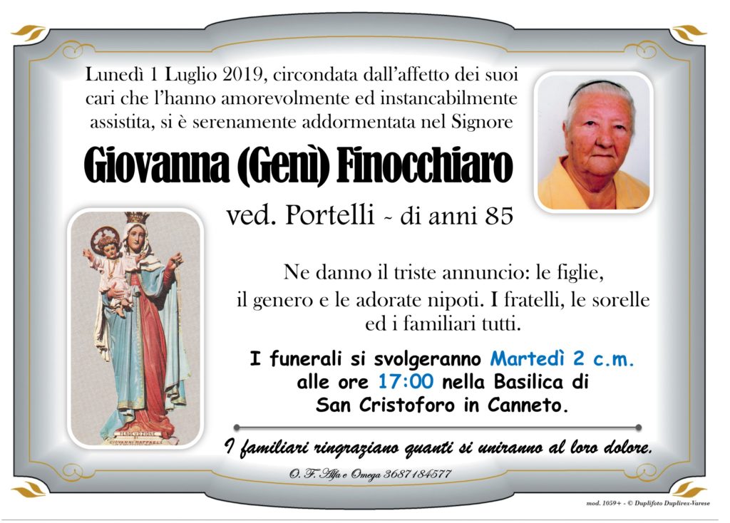 25 - A con foto (Finocchiaro Giovanna ved Portelli)