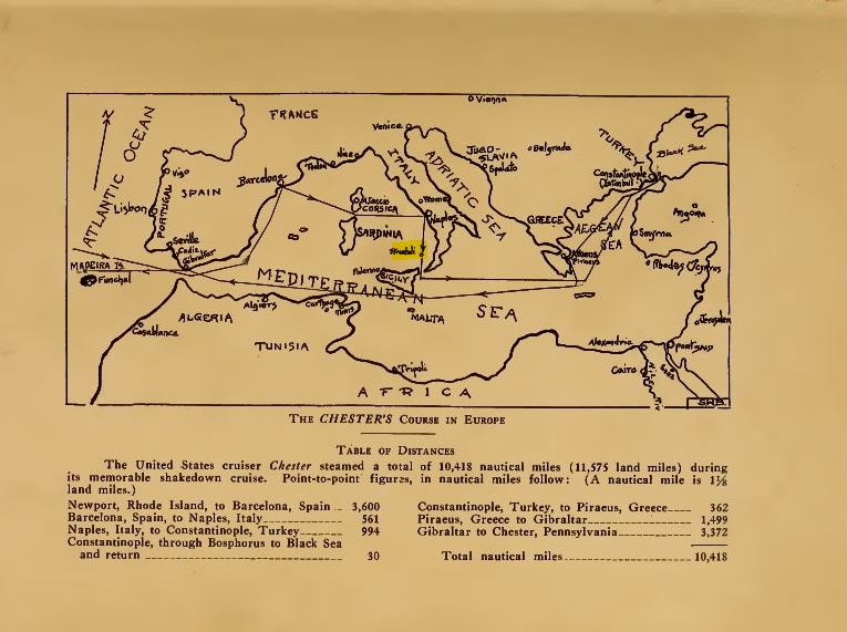 cartina crociera