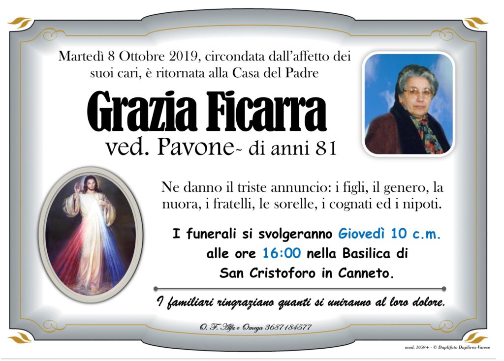20 - D con foto (Ficarra Grazia ved. Pavone)