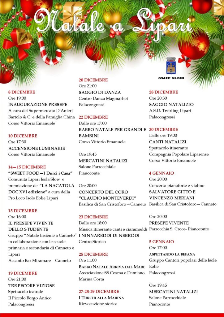 Calendario di Natale 2019-20