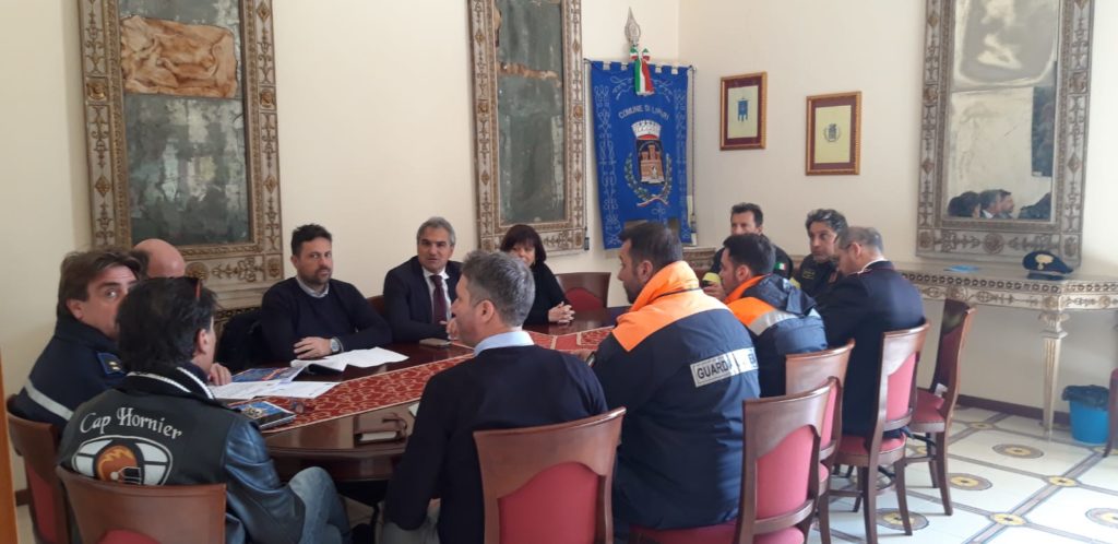 Carnevale eoliano : incontro Amministrazione - forze dell'ordine