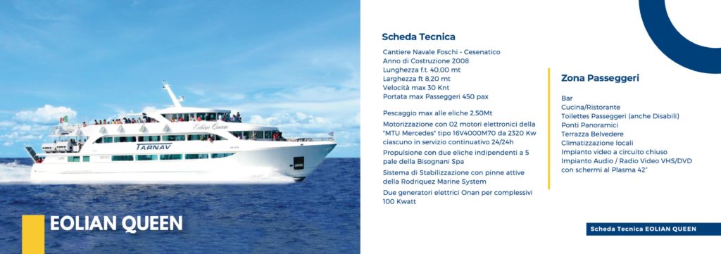 Tarnav : ad aprile la nave veloce "Eolian King" da 400 posti 3