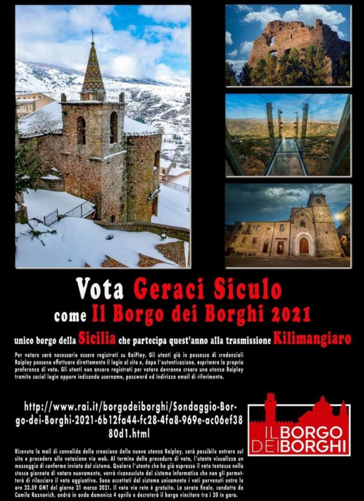 “Il Borgo dei Borghi”, Sindaco di Lipari invita a votare per Geraci Siculo