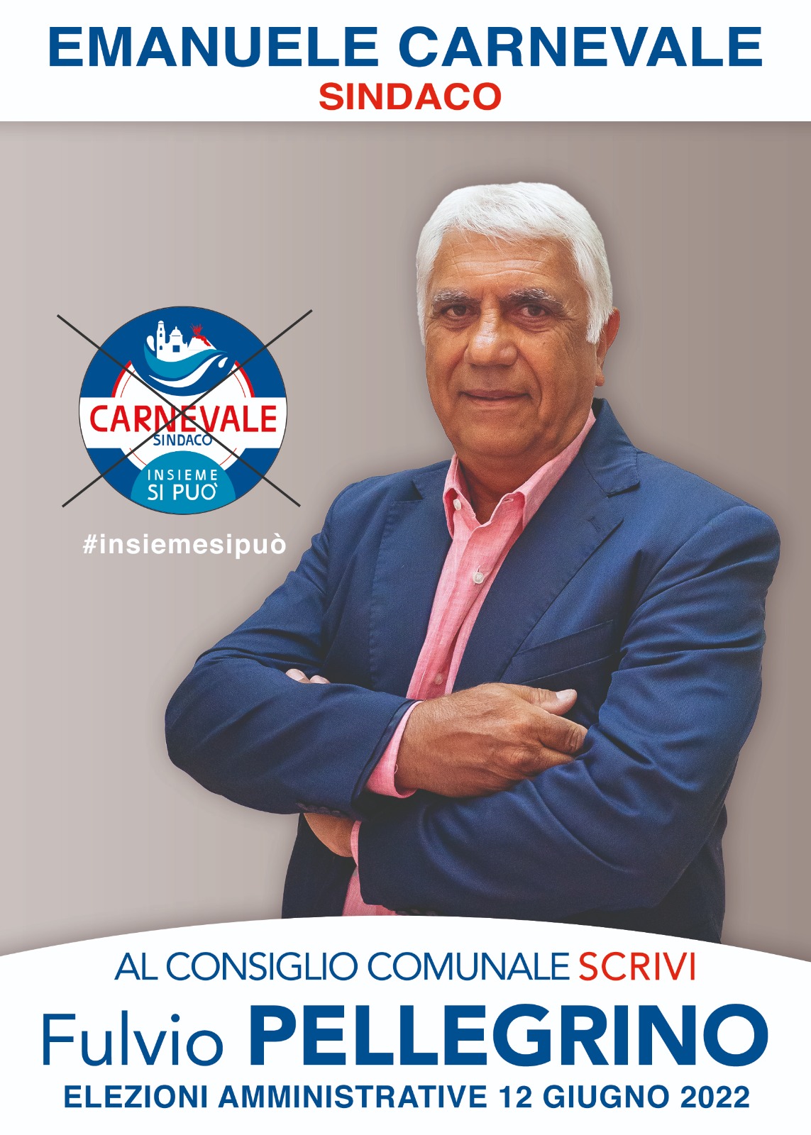 Candidati al Consiglio comunale Carnevale, Sindaco : Fulvio Pellegrino
