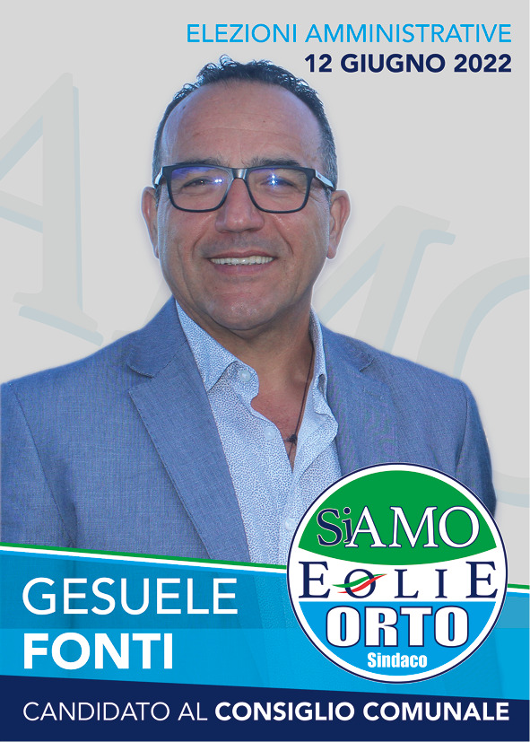 Candidati al Consiglio comunale Orto Sindaco : Gesuele Fonti