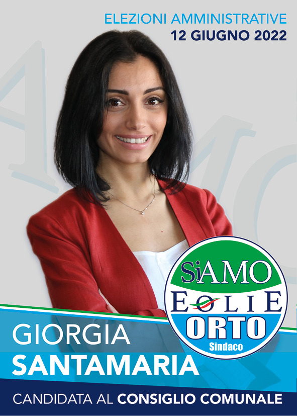 Candidati al Consiglio comunale Orto Sindaco : Giorgia Santamaria