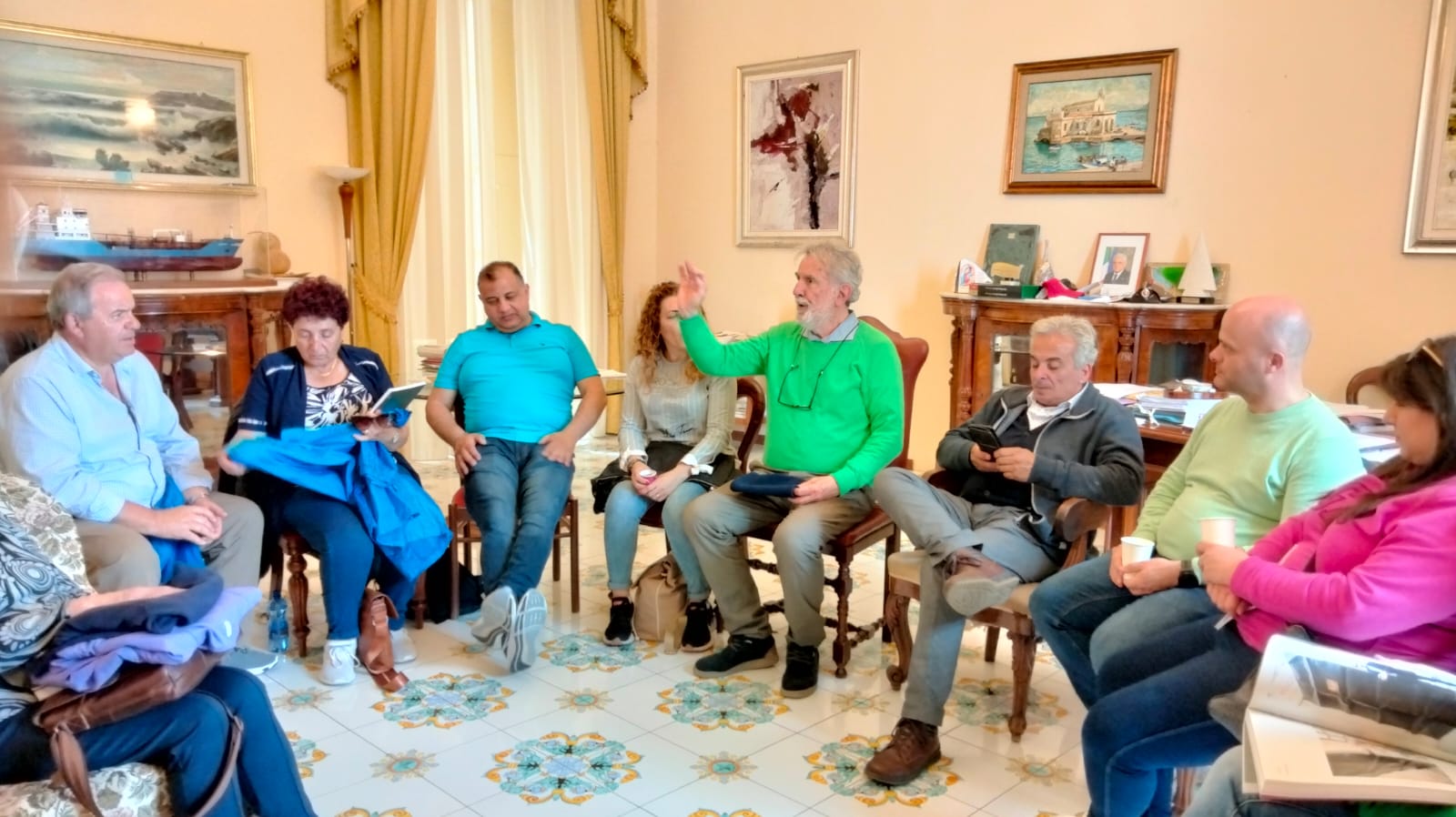 Delegazione Malta in visita a Lipari 1