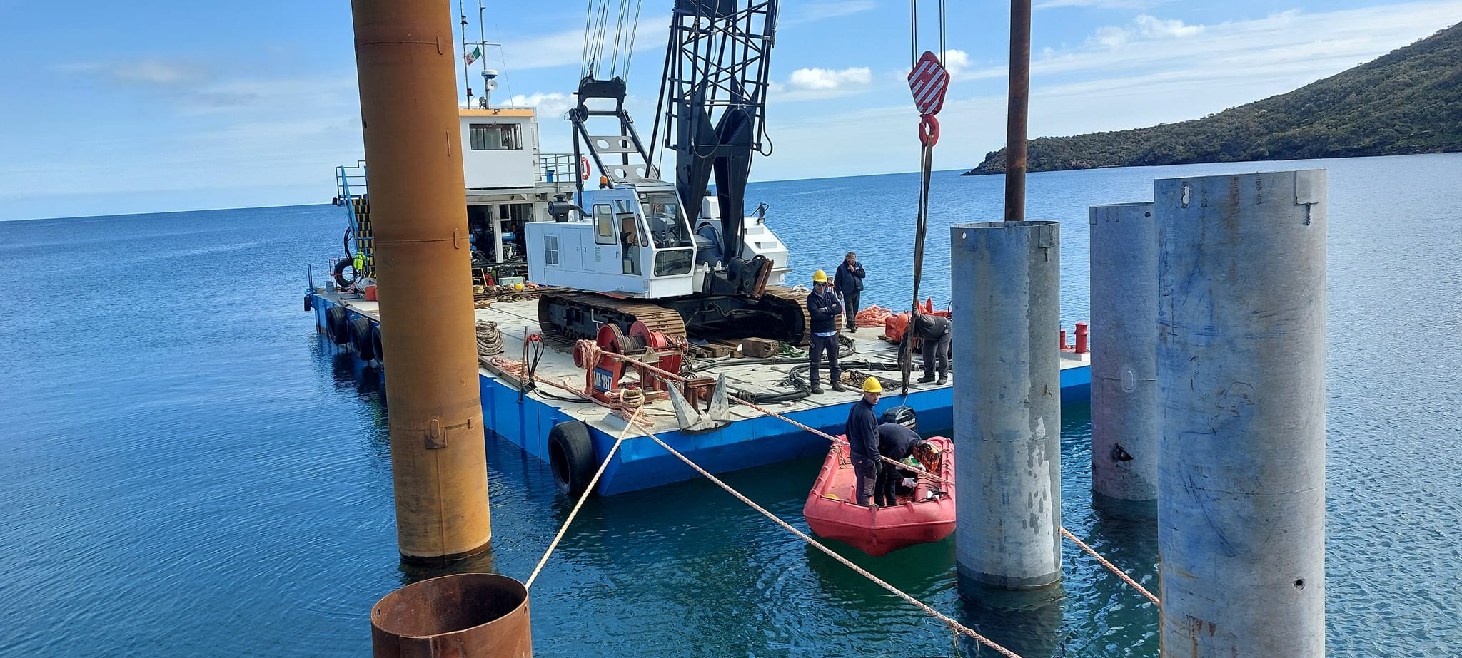 Vulcano tra lavori al nuovo pontile e alla pozza dei fanghi 2
