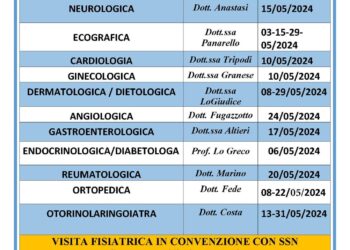 COT Lipari : visite ambulatoriali di maggio 3
