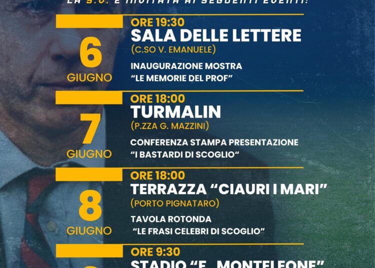 "I bastardi di ...Scoglio" : il programma