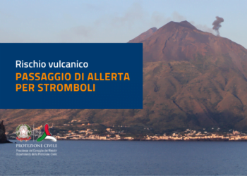 Stromboli : allerta arancione per il vulcano