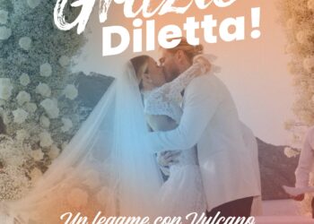 Vulcano ringrazia Diletta Leotta