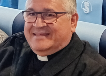 Don Giuseppe Mirabito a Malfa : il saluto alla comunità liparese