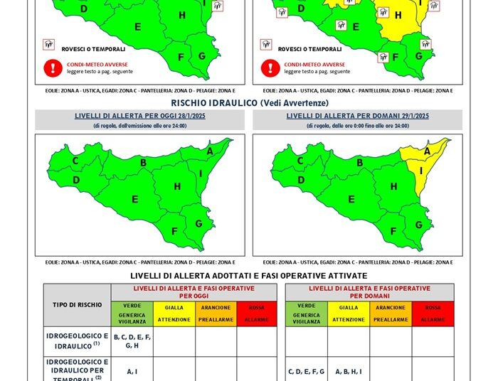 Pioggia e freddo in arrivo con un b