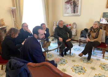 Il sindaco Metropolitano Basile a Lipari : si lavora ad 800 mila euro di opere e all'appalto della strada per Porticello