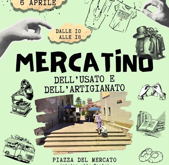 Lipari, domenica 6 aprile ilmercatino dell'usato e dell'artigiant