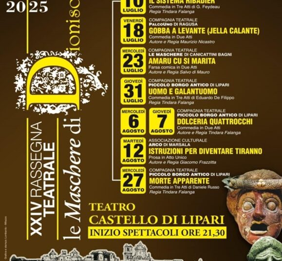 Lipari, dal 10 luglio la rassegna teatrle al