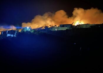 Quattropani, notte di fuoco