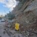 Lipari, frana sulla Falcone e Borsellino: senso unico da Canneto per Lipari