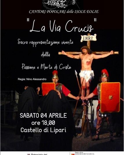 Sabato 4 aprile la Via Crucis dei Cantori Popolari delle Eolie