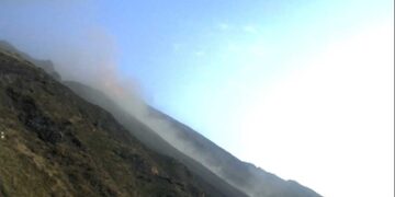 Stromboli : spattering e