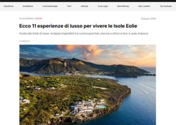 Le Eolie su Forbes Italia: un riconoscimento all'eccellenza del territorio