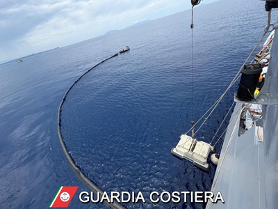 Esercitazione antinquinamento al largo di Villafranca Tirrena: testate le procedure di emergenza in mare