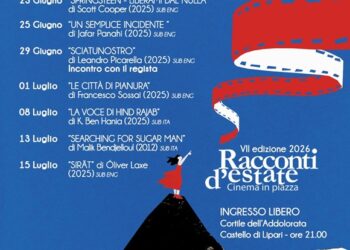 Lipari, dal 19 giugno " Racconti d'estate, cin