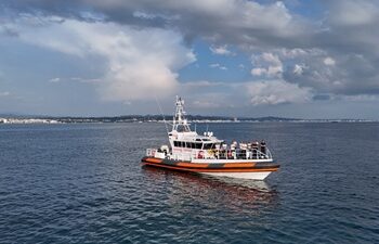 Lipari, la motovedetta CP 332 rientra dalla missione operativa in Albania
