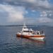 Lipari, la motovedetta CP 332 rientra dalla missione operativa in Albania